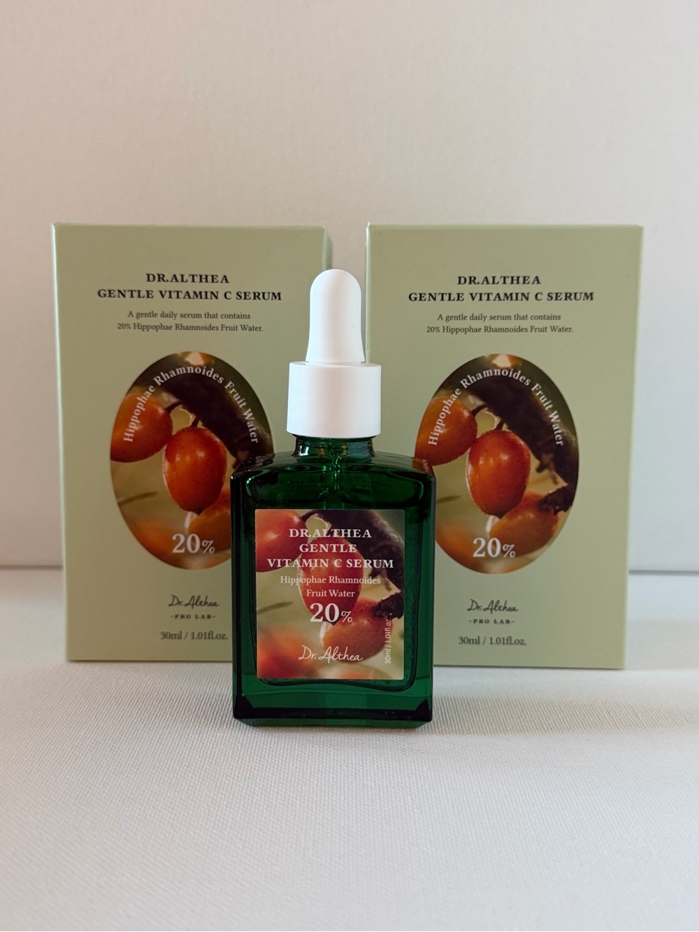 X2 Dr. Althea Gentle Vitamin C Serum 20% - Full Size - Exp: 2028 - NIB